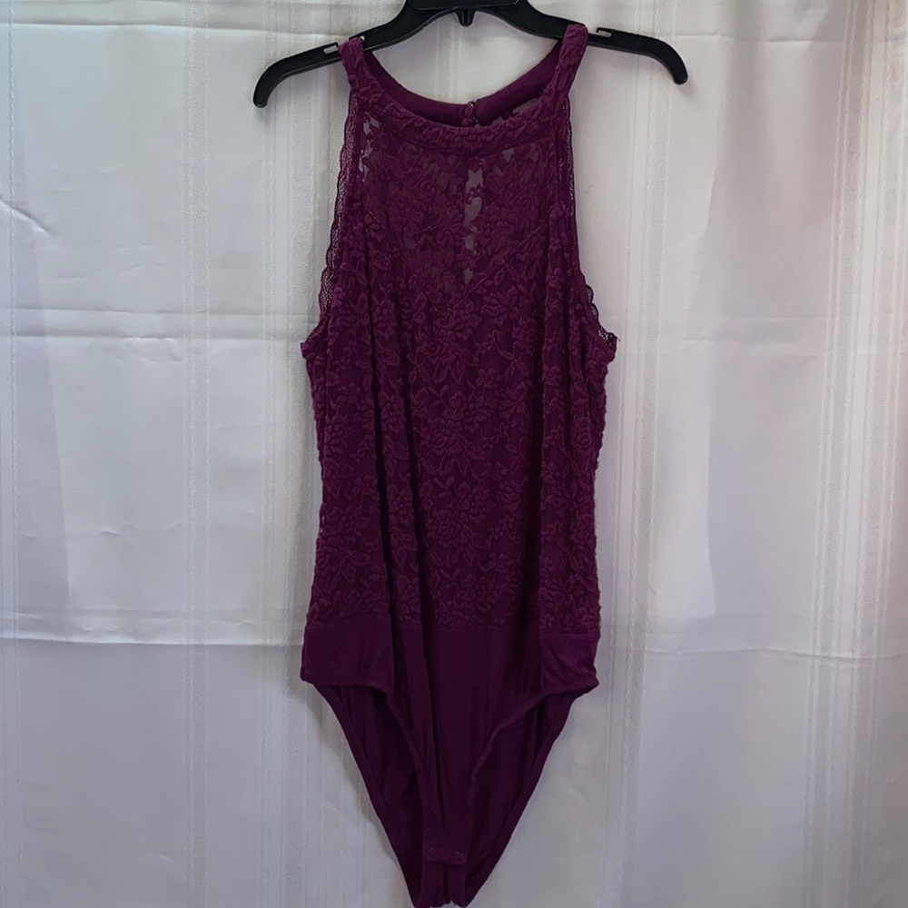 Torrid halter Lacey bodysuit